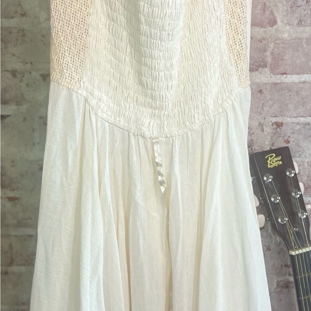 Floral Embroidered Maxi Mexican Wedding Dress - Picture 6 of 9